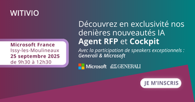 Événement IA : découvrez Cockpit et les Agents RFP de Witivio chez Microsoft France