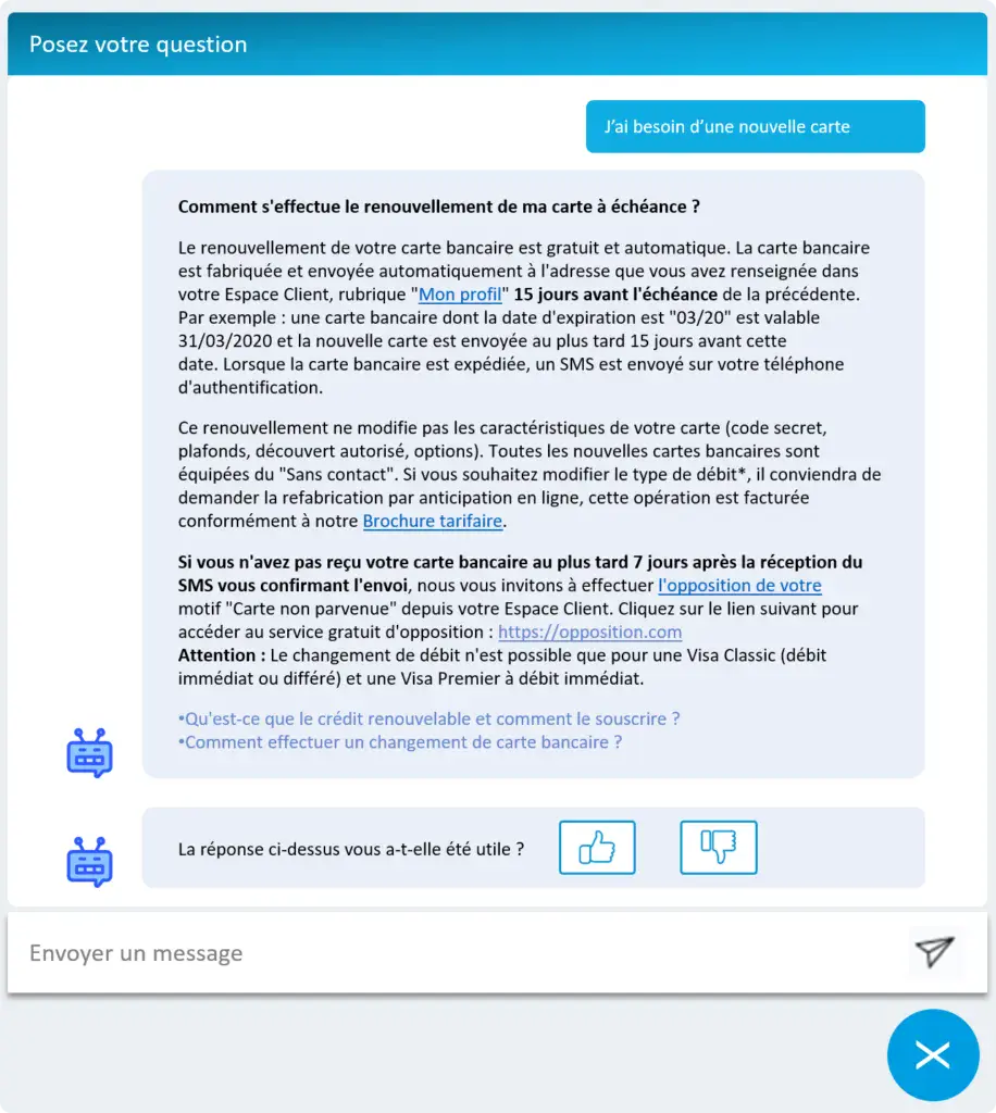 exemple chatbot