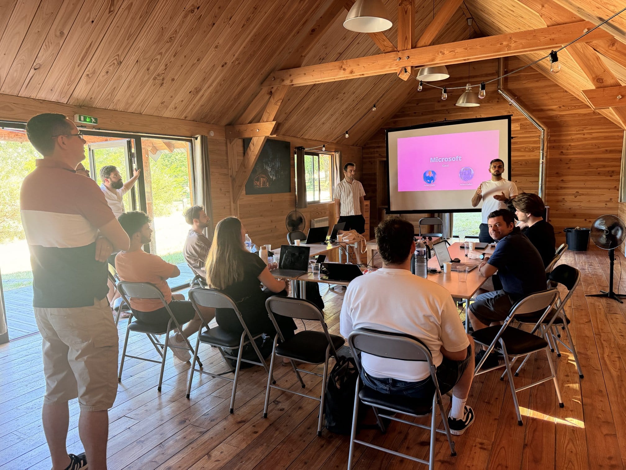 Équipe Witivio en atelier lors de l'offsite 2026 dans la Drôme