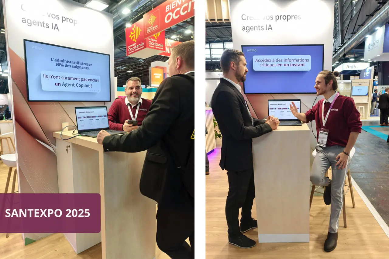 Witivio à SantExpo 2025 : vers l’hôpital de demain avec les Agents IA Copilot