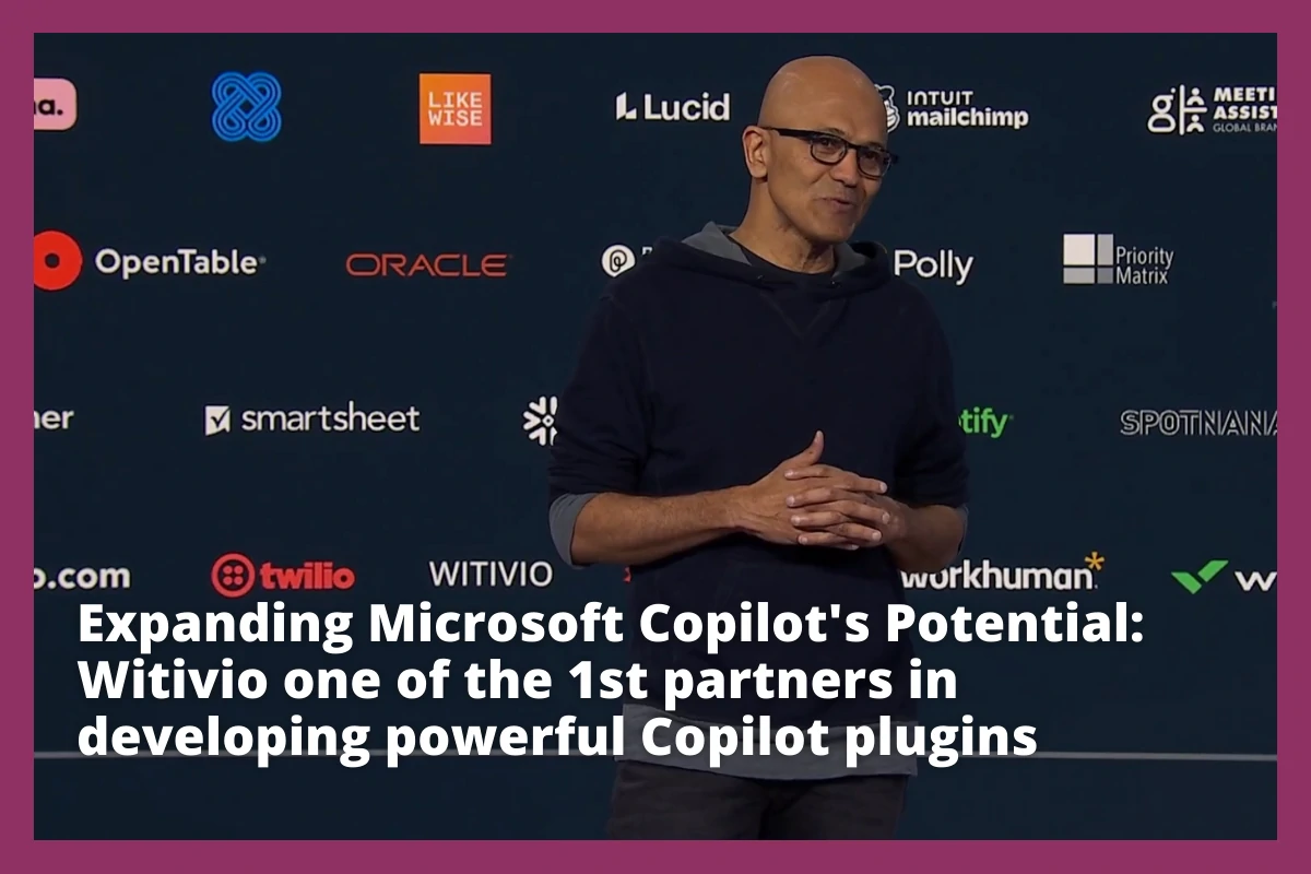 Microsoft Build Copilot 365 Witivio Plugin developer
