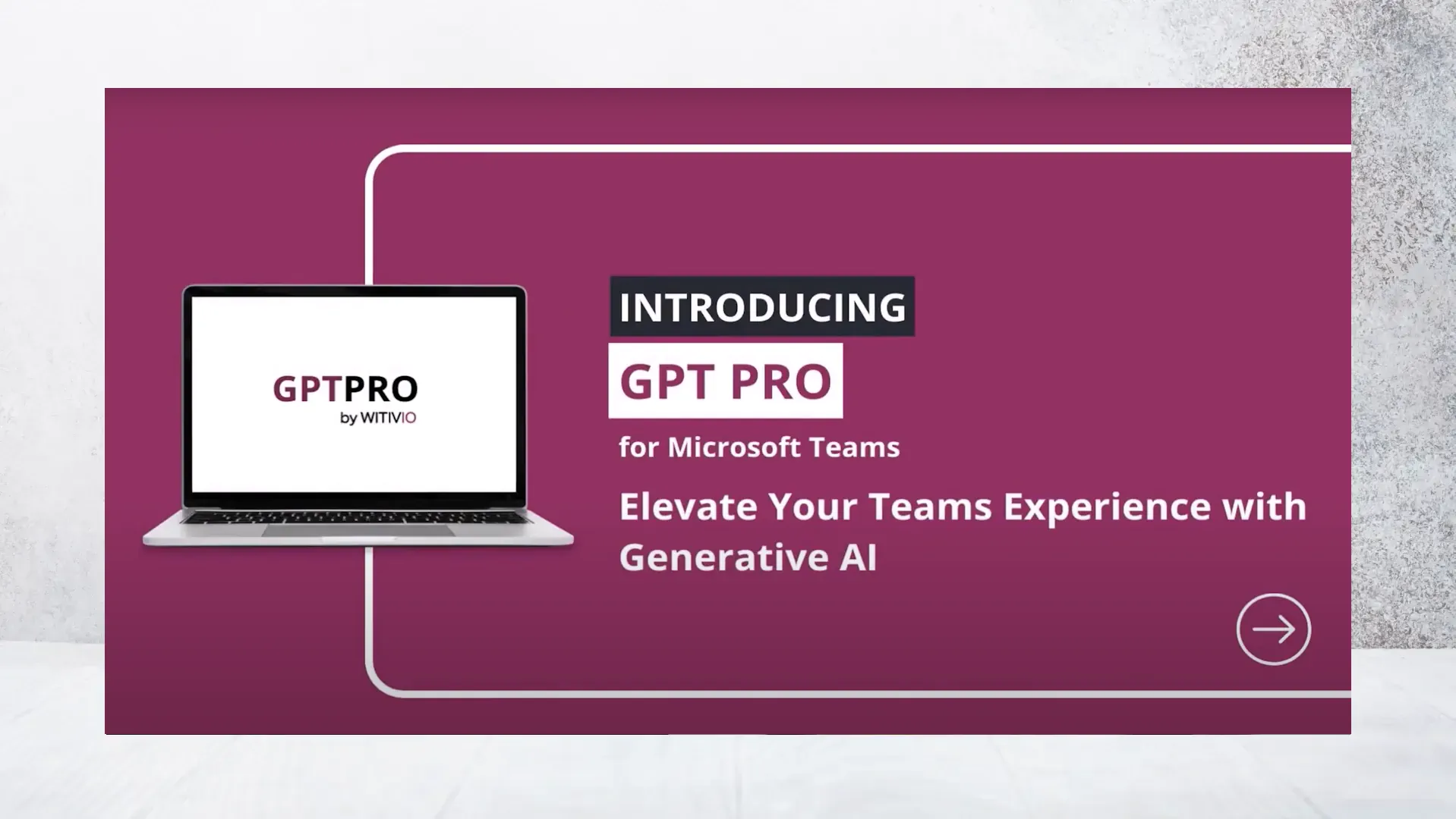 Interface GPT Pro pour Microsoft Teams